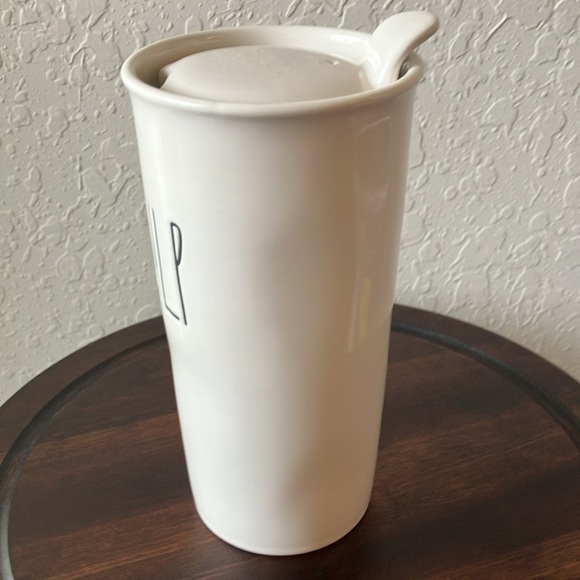 Rae Dunn: “Gulp” Ceramic Tumbler/Travel Mug - Picture 9 of 16